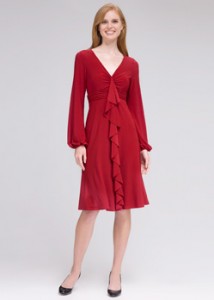 Plus-Size-Red-Dress-Jones-New-York