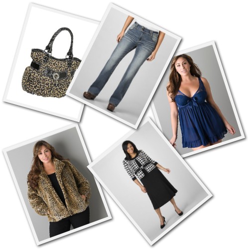 plus size clothing from Lane Bryant, Cacique and Catherines