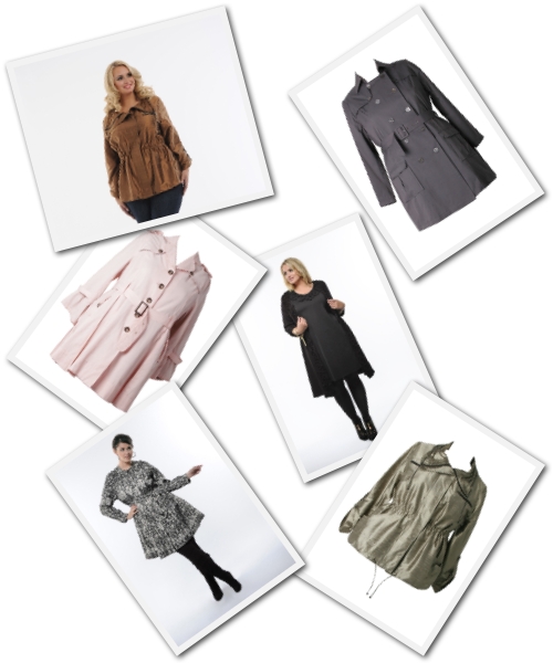 plus size coats from designer Anna Scholz