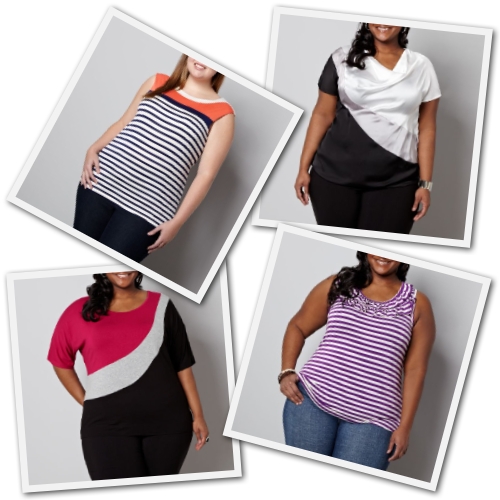 plus size tops from Penningtons