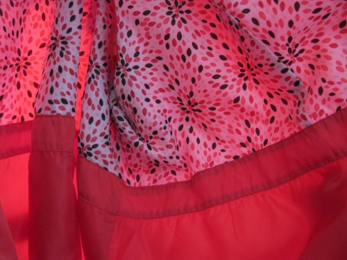 lining of coral trench coat from Penningtons