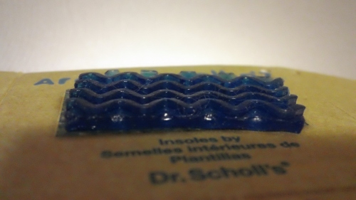side view of gel sole from Natural Sport shoes