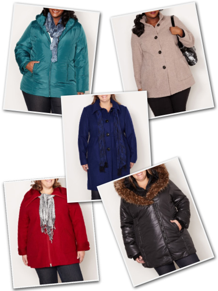 plus size coats from Penningtons