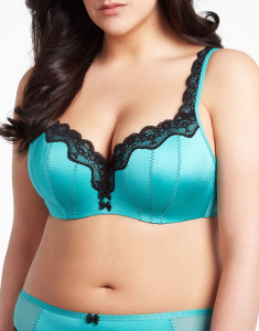 Plus size pretty blue bra from Addition-Elle.