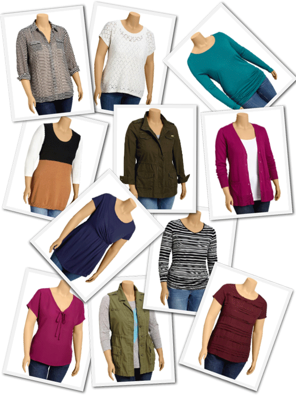 My favorite new arrivals from Old Navy's plus size top section.