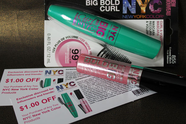 The NYC cosmetics that came in my VoxBox.