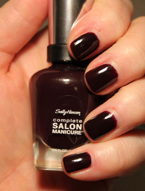 Sally Hansen's Pat on the Black nail polish from their Complete Salon Manicure collection.