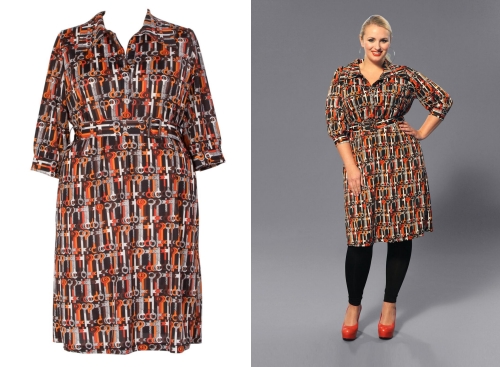 Plus Size Print Jersey Dress from Anna Scholz