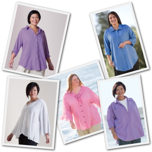 plus size spring tops