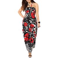 Plus Size Print Halter Dress from Addition-Elle