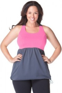 plus size active wear top from Adora Om